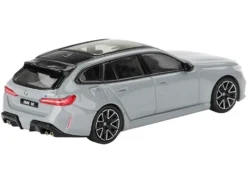 BMW M5 Touring Brooklyn Gray Metallic with Sunroof 1/64 Diecast Model Car by Mini GT