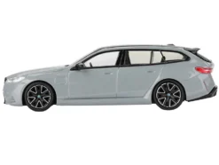 BMW M5 Touring Brooklyn Gray Metallic with Sunroof 1/64 Diecast Model Car by Mini GT