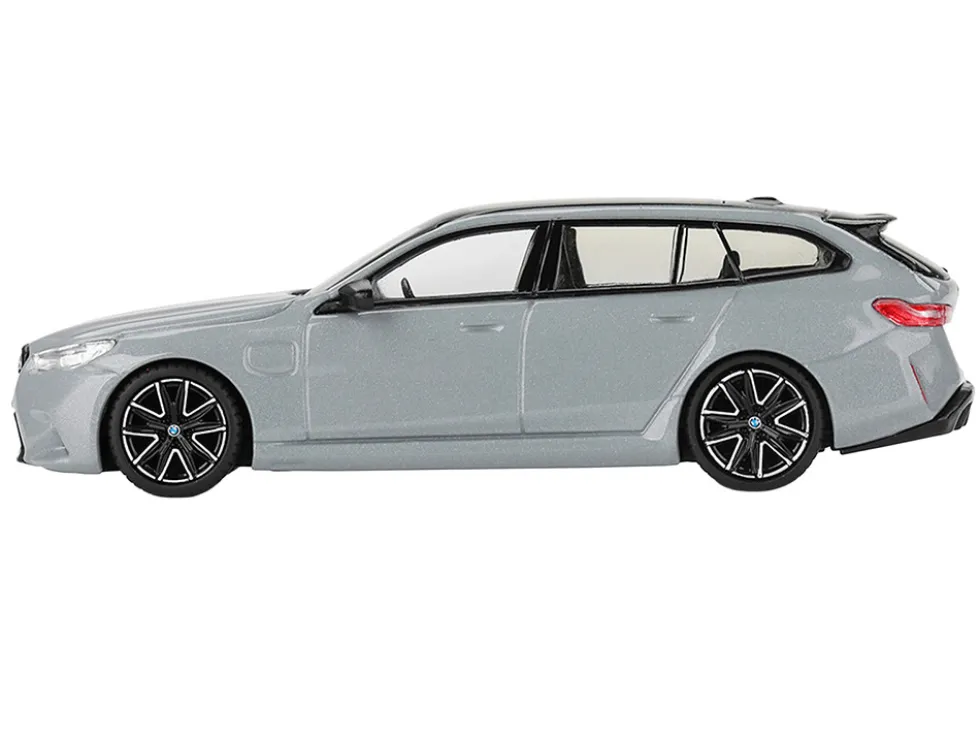 BMW M5 Touring Brooklyn Gray Metallic with Sunroof 1/64 Diecast Model Car by Mini GT