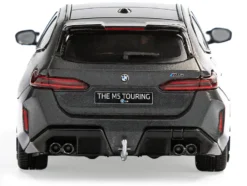 2024 BMW M5 Touring Frozen Deep Gray Metallic with Black Top 1/43 Diecast Model Car by Solido