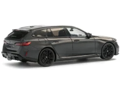 2024 BMW M5 Touring Frozen Deep Gray Metallic with Black Top 1/43 Diecast Model Car by Solido