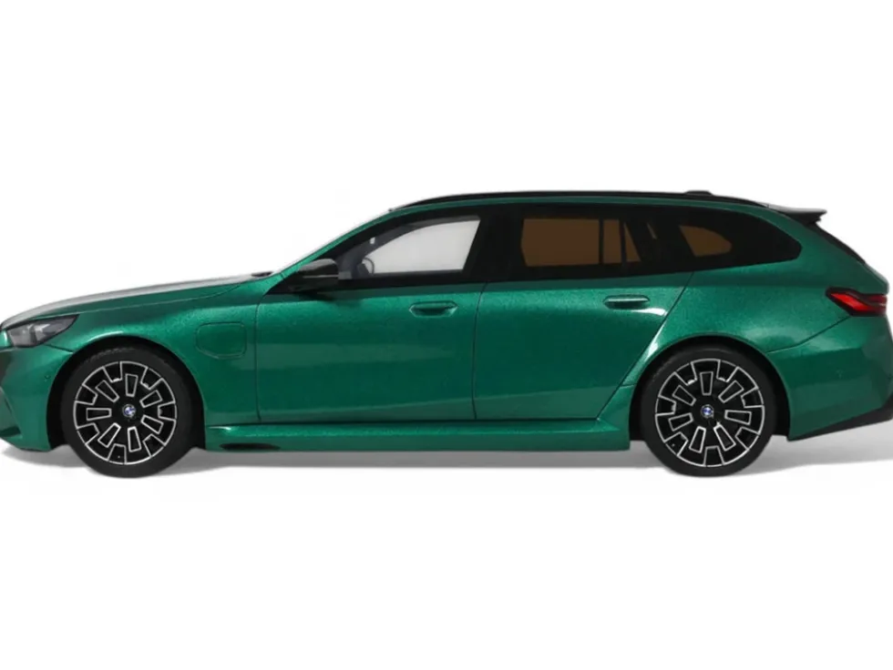 2024 BMW M5 Touring (G99) Isle of Man Green Metallic with Black Top 1/18 Model Car by GT Spirit