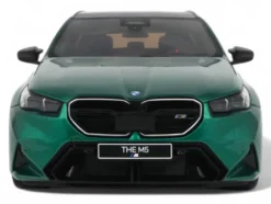 2024 BMW M5 Touring (G99) Isle of Man Green Metallic with Black Top 1/18 Model Car by GT Spirit