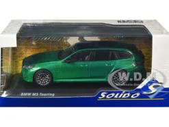 2024 BMW M5 Touring Isle Of Man Green Metallic with Black Top 1/43 Diecast Model Car by Solido