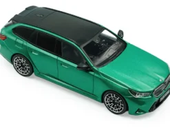 2024 BMW M5 Touring Isle Of Man Green Metallic with Black Top 1/43 Diecast Model Car by Solido