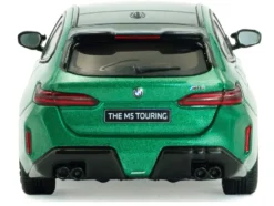 2024 BMW M5 Touring Isle Of Man Green Metallic with Black Top 1/43 Diecast Model Car by Solido