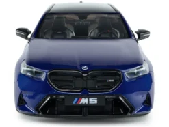 2025 BMW M5 Touring Marina Bay Blue Metallic with Black Top 1/18 Diecast Model Car by Solido