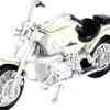 BMW R 1200 C Motorcycle Cream James Bond 007 Tomorrow Never Dies 1997 Movie James Bond Collection Series 1/18 Diecast Model Car Motormax 79845