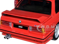 1988 BMW 3 Series M3 E30 Red 1/24 Diecast Model Car Bburago 21100RD