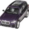 2018 BMW X5 Daytona Violet Metallic Sunroof 1/64 Diecast Model Car Paragon Models PA-55190