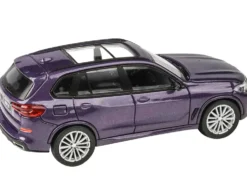 2018 BMW X5 Daytona Violet Metallic Sunroof 1/64 Diecast Model Car Paragon Models PA-55190