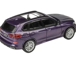 2018 BMW X5 Daytona Violet Metallic Sunroof 1/64 Diecast Model Car Paragon Models PA-55190
