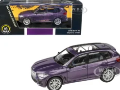 2018 BMW X5 Daytona Violet Metallic Sunroof 1/64 Diecast Model Car Paragon Models PA-55190