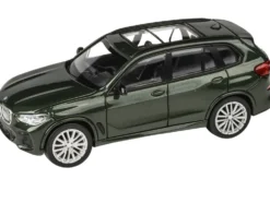 2018 BMW X5 Verde Ermes Green Metallic Sunroof 1/64 Diecast Model Car Paragon Models PA-56181