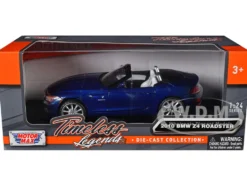2010 BMW Z4 Convertible Blue 1/24 Diecast Model Car Motormax 73349