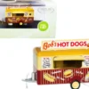 Bob's Hot Dogs Mobile Food Trailer 1/87 HO Scale Diecast Model Oxford Diecast 87TR001