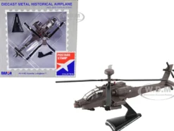 Boeing AH 64D Apache Longbow Helicopter United States Army 1/100 Diecast Model Postage Stamp PS5600