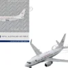 Boeing 737 700 Aircraft Royal Australian Air Force 100th Anniversary A36 001 White with Blue Stripes Gemini Macs Series 1/400 Diecast Model Airplane GeminiJets GM135
