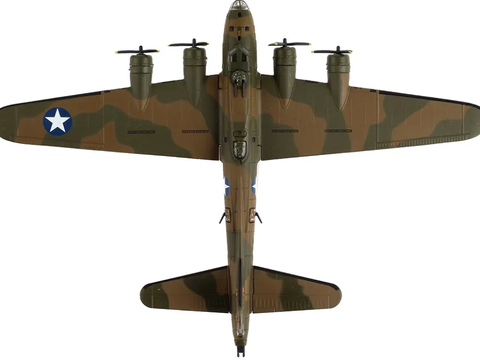 Boeing B 17E Flying Fortress Bomber Aircraft My Gal Sal United States Army Air Corps 1/155 Diecast Model Airplane Postage Stamp PS5413-1