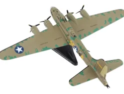 Boeing B 17F Flying Fortress Bomber Aircraft Memphis Belle United States Army Air Corps 1/155 Diecast Model Airplane Postage Stamp PS5413
