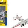 Boeing B 17 Flying Fortress Bomber Aircraft Silver Metallic United States Army Air Force with Runway Section Diecast Model Airplane Runway24 RW035