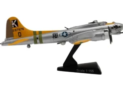 Boeing B-17G Flying Fortress Bomber Aircraft "A Bit o’ Lace" United States Air Corps 1/155 Diecast Model Airplane by Postage Stamp