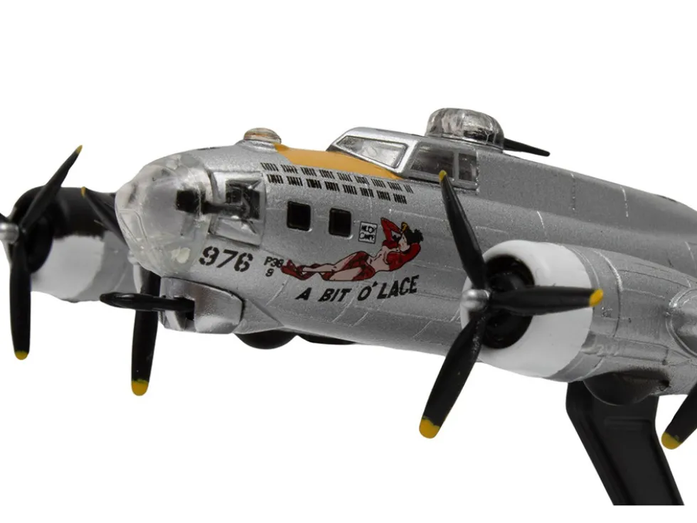 Boeing B-17G Flying Fortress Bomber Aircraft "A Bit o’ Lace" United States Air Corps 1/155 Diecast Model Airplane by Postage Stamp