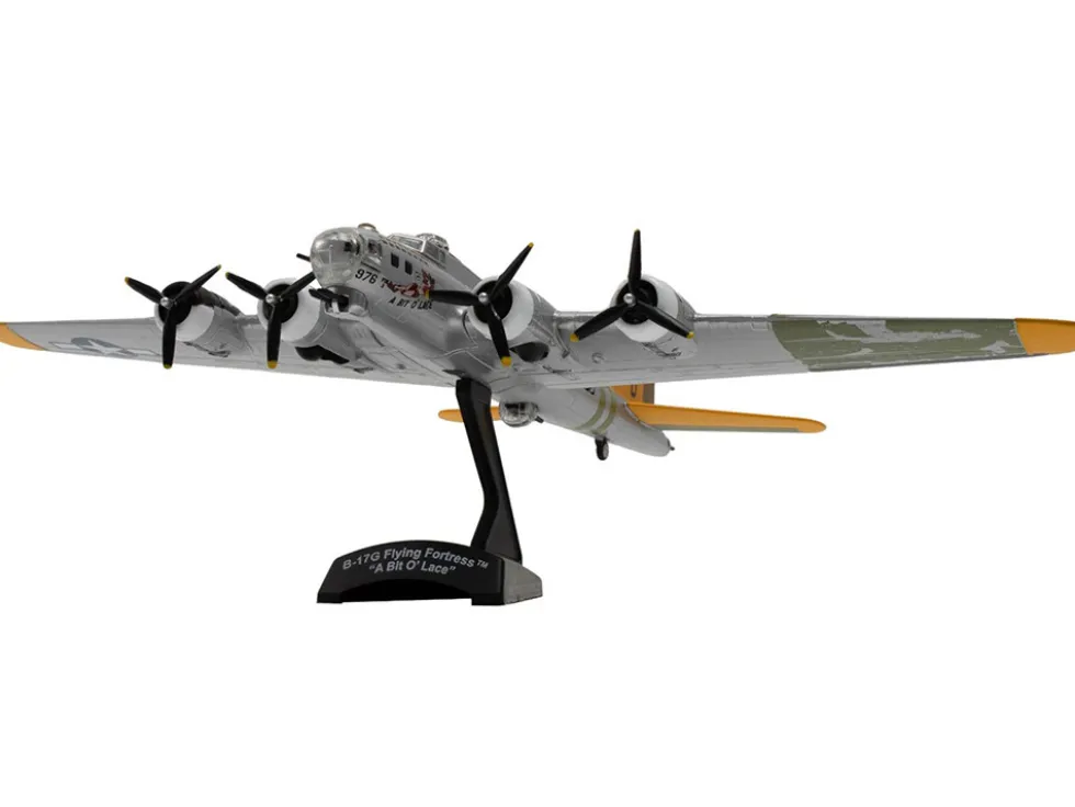 Boeing B-17G Flying Fortress Bomber Aircraft "A Bit o’ Lace" United States Air Corps 1/155 Diecast Model Airplane by Postage Stamp