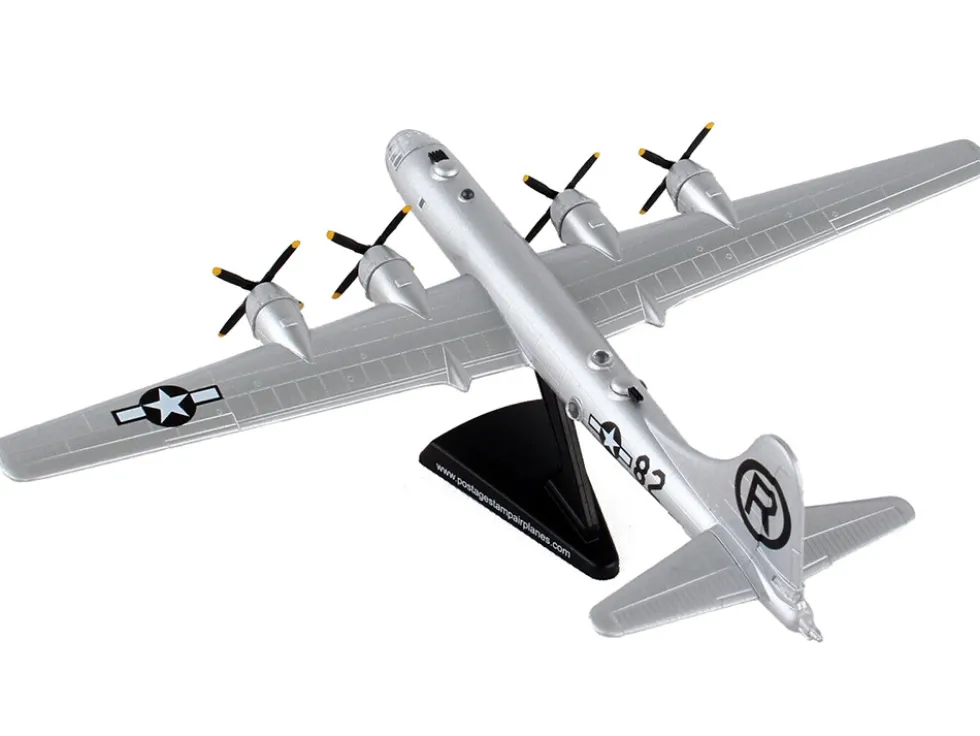 Boeing B 29 Superfortress Aircraft #82 Enola Gay United States Army Air Force 1/200 Diecast Model Airplane Postage Stamp PS5388