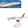 Boeing 787-8 Commercial Aircraft "Avianca" (N796AV) White with Red Tail (Snap-Fit) 1/200 Plastic Model by Skymarks