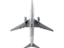 Boeing 777 800 Commercial Aircraft American Airlines N803NN Gray with Blue and Red Tail Snap Fit 1/130 Plastic Model Skymarks SKR759