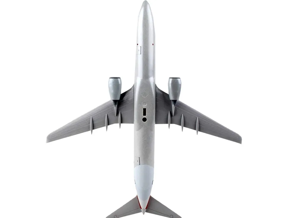 Boeing 777 800 Commercial Aircraft American Airlines N803NN Gray with Blue and Red Tail Snap Fit 1/130 Plastic Model Skymarks SKR759
