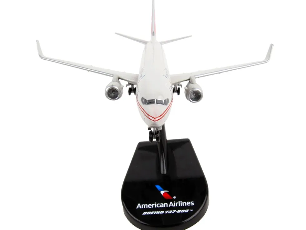 Boeing 737 800 Commercial Aircraft American Airlines TWA Heritage N915NN 1/300 Diecast Model Airplane Postage Stamp PS5815-6