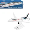 Boeing 787-8 Commercial Aircraft "Aeromexico" White with Blue Tail (Snap-Fit) 1/200 Plastic Model by Skymarks