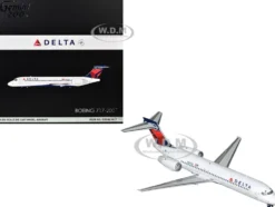 Boeing 717-200 Commercial Aircraft "Delta Air Lines" (N947AT) White with Blue and Red Tail "Gemini 200" Series 1/200 Diecast Model Airplane by GeminiJets