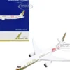 Boeing 787 9 Commercial Aircraft Gulf Air 70th Anniversary White with Graphics 1/400 Diecast Model Airplane GeminiJets GJ1909