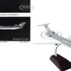 Boeing 727-200 Commercial Aircraft "Guardia Nacional (Mexican National Guard)" (XC-NPF) Gray and White "Gemini 200" Series 1/200 Diecast Model Airplane by GeminiJets