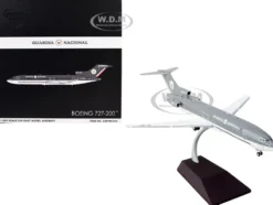 Boeing 727-200 Commercial Aircraft "Guardia Nacional (Mexican National Guard)" (XC-NPF) Gray and White "Gemini 200" Series 1/200 Diecast Model Airplane by GeminiJets