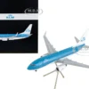 Boeing 737 700 Commercial Aircraft KLM Royal Dutch Airlines Blue with White Tail Gemini 200 Series 1/200 Diecast Model Airplane GeminiJets G2KLM986