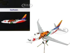 Boeing 737 700 Commercial Aircraft Southwest Airlines California One California Flag Livery Gemini 200 Series 1/200 Diecast Model Airplane GeminiJets G2SWA1010
