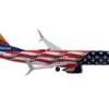 Boeing 737 800 Commercial Aircraft Southwest Airlines Freedom One United States Flag Livery 1/400 Diecast Model Airplane GeminiJets GJ2039