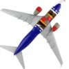 Boeing 737-700 Commercial Aircraft "Southwest Airlines - Missouri One" (N280WN) Missouri Flag Livery (Snap-Fit) 1/130 Plastic Model by Skymarks