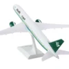 Boeing 787-10 Commercial Aircraft "Saudia Airlines" White with Green and Blue Stripes (Snap-Fit) 1/200 Plastic Model by Skymarks
