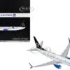 Boeing 737-800 Commercial Aircraft "United Airlines Star Alliance" (N76516) White with Black Tail "Gemini 200" Series 1/200 Diecast Model Airplane by GeminiJets