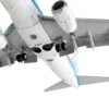 Boeing 737 700 Commercial Aircraft with Flaps Down KLM Royal Dutch Airlines Blue with White Tail Gemini 200 Series 1/200 Diecast Model Airplane GeminiJets G2KLM986F
