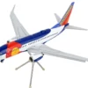 Boeing 737-700 Commercial Aircraft with Flaps Down Configuration "Southwest Airlines - Colorado One" (N230WN) White and Blue "Gemini 200" Series 1/200 Diecast Model Airplane by GeminiJets