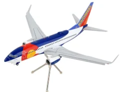 Boeing 737-700 Commercial Aircraft with Flaps Down Configuration "Southwest Airlines - Colorado One" (N230WN) White and Blue "Gemini 200" Series 1/200 Diecast Model Airplane by GeminiJets