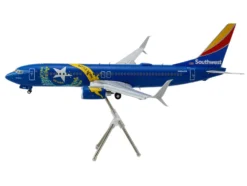 Boeing 737-800 Commercial Aircraft with Flaps Down