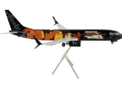 Boeing 737 900ER Commercial Aircraft with Flaps Down Alaska Airlines Our Commitment Black with Graphics Gemini 200 Series 1/200 Diecast Model Airplane GeminiJets G2ASA1016F