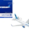 Boeing 767-300ER Commercial Aircraft "United Airlines" (N670UA) White with Blue Tail 1/400 Diecast Model Airplane by GeminiJets